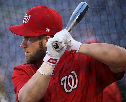 Bryce Harper's hairstyle is different every year 🤯 who do you